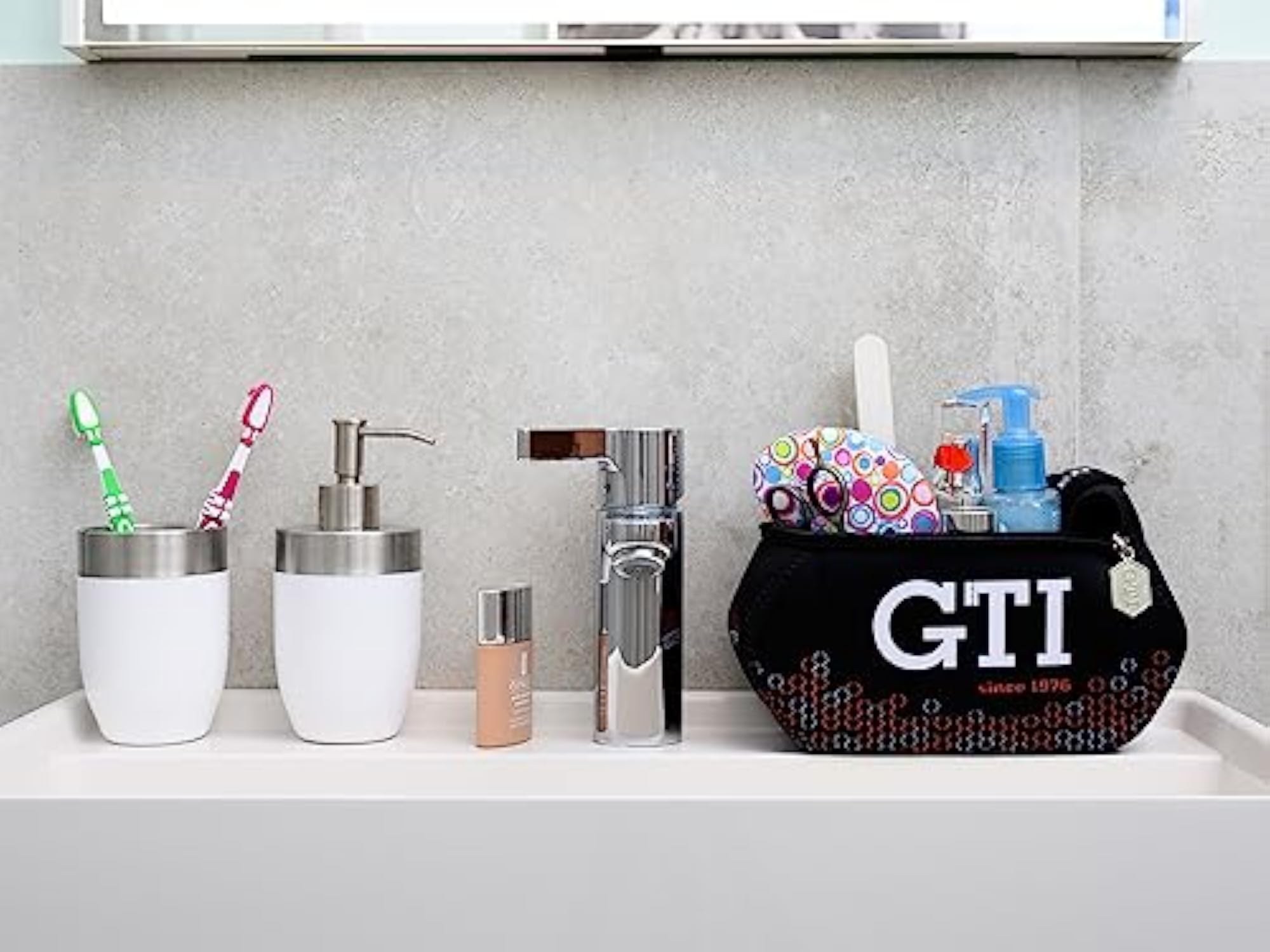 VW Collection Neoprene Makeup Bag, Travel Essential